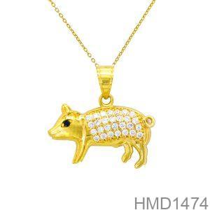 Mặt Dây Chuyền Vàng Vàng 610 - HMD1474