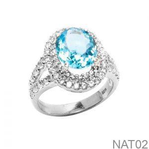 Nhẫn Nữ Vàng Trắng 18K - NAT02