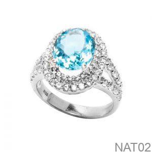 Nhẫn Nữ Vàng Trắng 18K(750) - NAT02