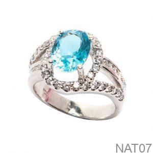 Nhẫn Nữ Vàng Trắng 18K(750) - NAT07