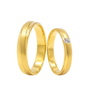 Nhẫn Cưới Vàng Vàng 10K - MTNC0462