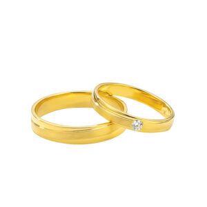 Nhẫn Cưới Vàng Vàng 10K - MTNC0462