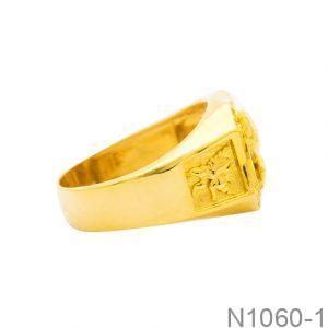 Nhẫn Nam Vàng Vàng 18K - N1060-1