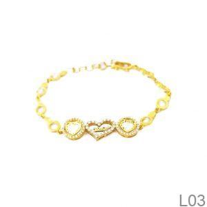 Lắc Tay Vàng Vàng 610 - L03