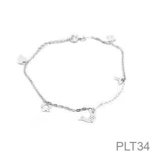 Lắc Tay Vàng Trắng 10K(417) - PLT34-1