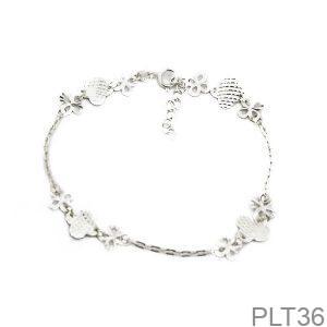 Lắc Tay Vàng Trắng 10K(417) - PLT36