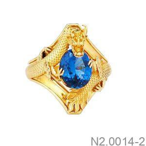 Nhẫn Nam Rồng Vàng Vàng 18K(750) - N2.0014-2