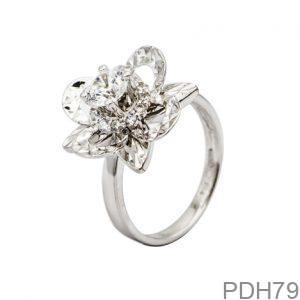 Nhẫn Nữ Vàng Trắng 18K(750) - PDH79
