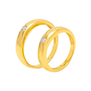 Nhẫn Cưới Vàng Vàng 18K - NC0046-2