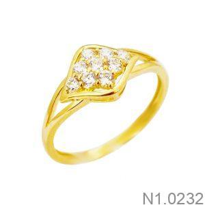 Nhẫn Nữ Vàng Vàng 18K(750) - N1.0232