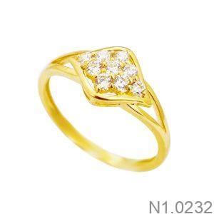 Nhẫn Nữ Vàng Vàng 18K(750) - N1.0232