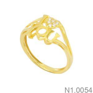 Nhẫn Kiểu Nữ APJ Vàng 18k - N1.0054