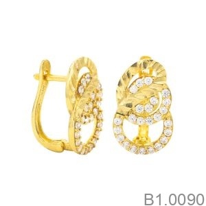 Bông Tai Vàng Vàng 18K(750) - B1.0090