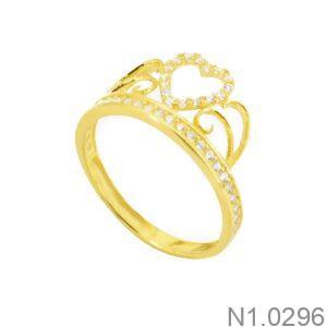 Nhẫn Nữ Vương Miện APJ Vàng 610 - N1.0296