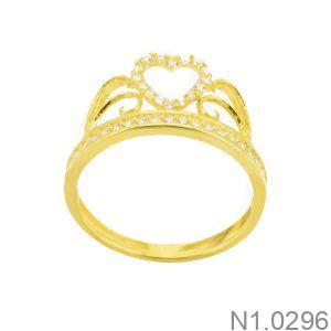 Nhẫn Nữ Vương Miện APJ Vàng 610 - N1.0296