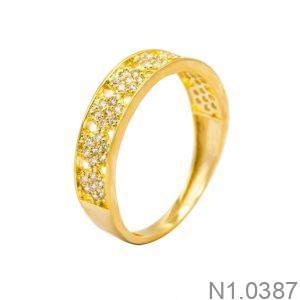 Nhẫn Nữ Vàng Vàng 18K(750) - N1.0387