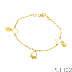 Lắc Tay Vàng Vàng 610 - PLT102
