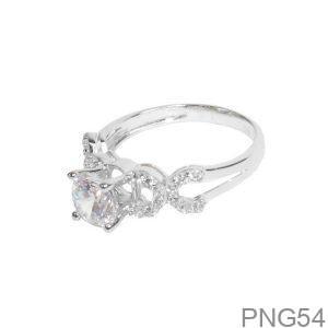 Nhẫn Nữ Vàng Trắng 18K - PNG54