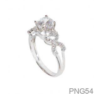 Nhẫn Nữ Vàng Trắng 18K - PNG54