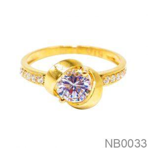 Nhẫn Nữ Vàng Vàng 18K - NB0033