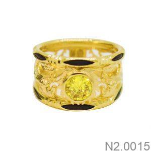 Nhẫn Nam Phong Thủy Vàng Vàng 18K - N2.0015