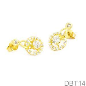 Bông Tai Vàng Vàng 18K(750) - DBT14