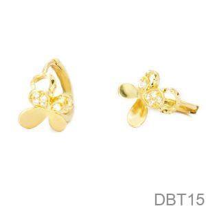 Bông Tai Vàng Vàng 18K(750) - DBT15
