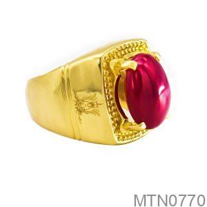 Nhẫn Nam Vàng Vàng 18K - MTN0770