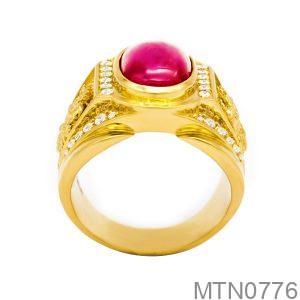 Nhẫn Nam Vàng Vàng 18K(750) - MTN0776