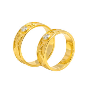 Nhẫn Cưới Vàng Vàng 610 - NC0065