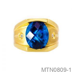 Nhẫn Nam Vàng Vàng 18K - MTN0809-1