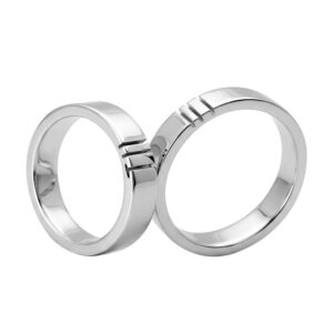 Nhẫn Cưới Vàng Trắng 18K - MTNC0191