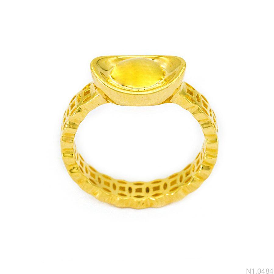 Nhẫn Nữ Kim Tiền Vàng 18k - N1.0484