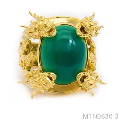 Nhẫn Nam Rồng Vàng Vàng 18K - MTN0830-3