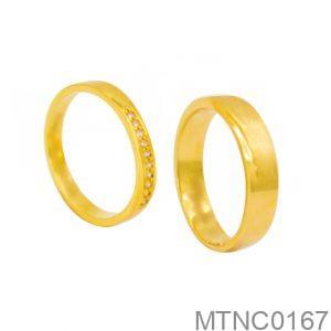 Nhẫn Cưới Vàng Vàng 18K(750) - MTNC0167