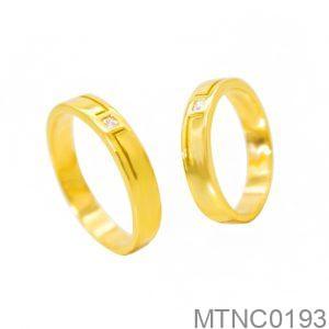 Nhẫn Cưới Vàng Vàng 18K - MTNC0193