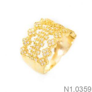 Nhẫn Nữ Vàng Vàng 18K(750) - N1.0359