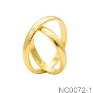 Nhẫn Cưới Vàng Vàng 610 - NC0072-1