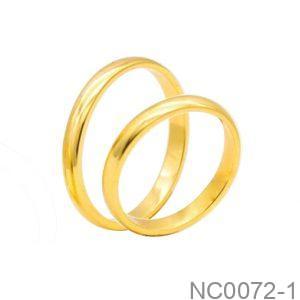 Nhẫn Cưới Vàng Vàng 610 - NC0072-1