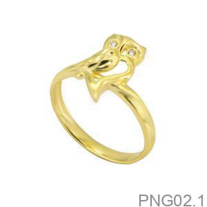 Nhẫn Nữ Vàng Vàng 18K(750) - PNG02.1