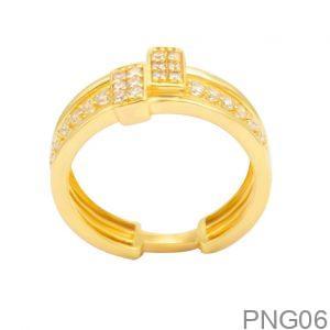 Nhẫn Nữ Vàng Vàng 18K - PNG06