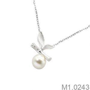 Mặt Dây Chuyền Vàng Trắng 610 - M1.0243