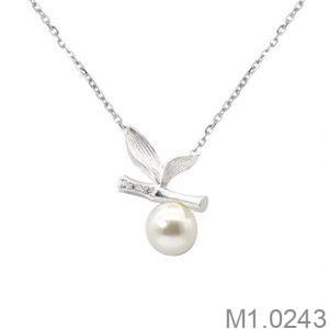 Mặt Dây Chuyền Vàng Trắng 610 - M1.0243
