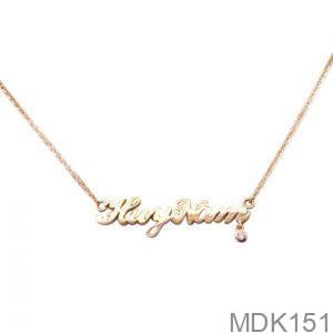 Mặt Dây Chuyền Vàng Hồng 610 - MDK151