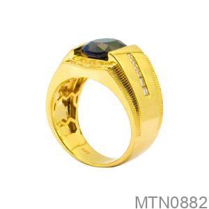 Nhẫn Nam Vàng Vàng 18K - MTN0882