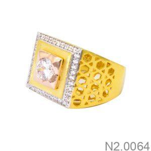 Nhẫn Nam Vàng Vàng 18K - N2.0064