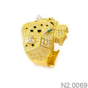 Nhẫn Nam Vàng Vàng 18K(750) - N2.0069