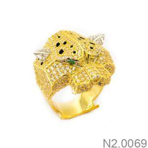 Nhẫn Nam Vàng Vàng 18K(750) - N2.0069
