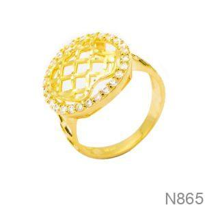 Nhẫn Nữ Vàng Vàng 18K(750) - N865