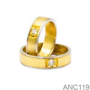 Nhẫn Cưới Vàng Vàng 10K - ANC119